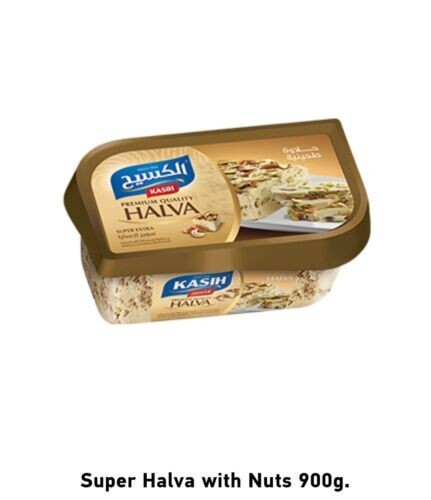Kasih Extra Halvah With Nuts Wet Wt 900G Premium Quality Good Taste