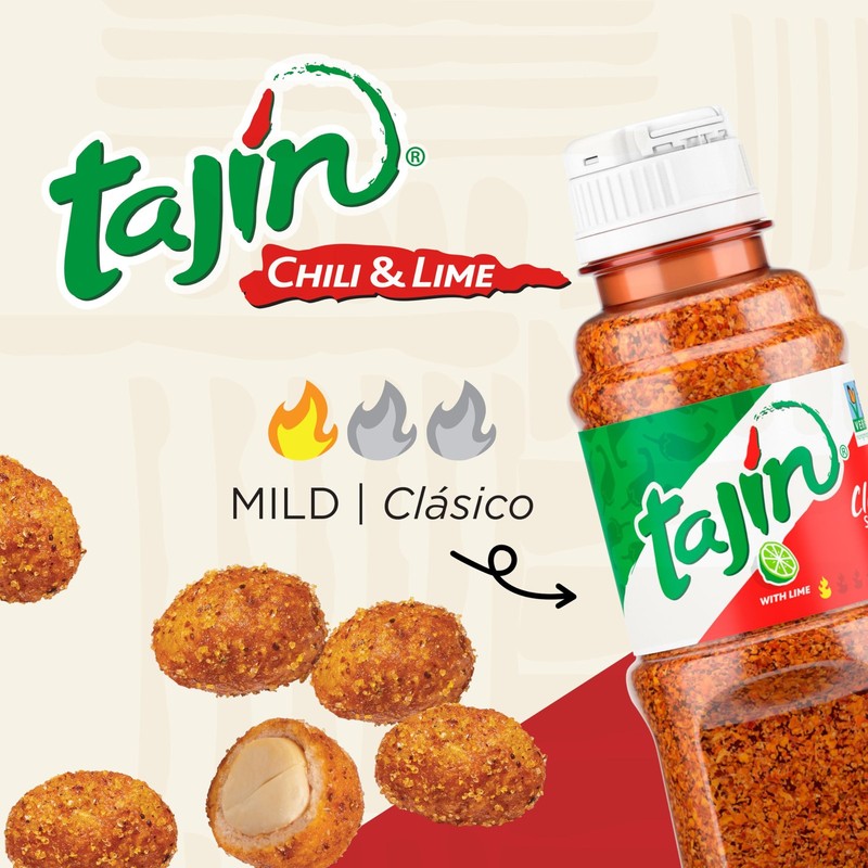 Tajin Crunchy Peanuts, Nuts with Chili and Lime Seasoning, Mild, 1.4 oz Bags,... gallery