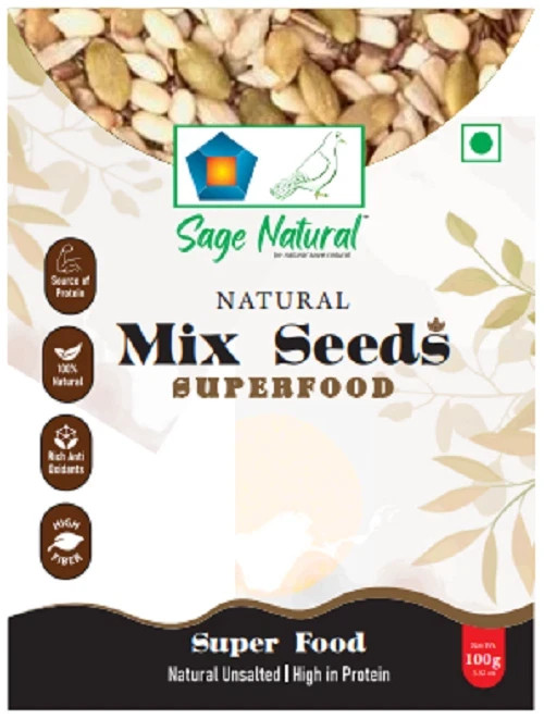 7-in-1 Seeds Mix, Healthy Seeds for Eating, 100g Almond, Cashew, Pumpkin Berries