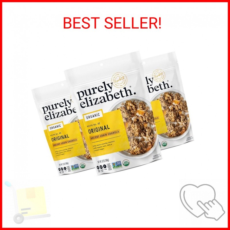 Purely Elizabeth Organic Original, Ancient Grain Granola, Gluten-Free, Non-GMO (