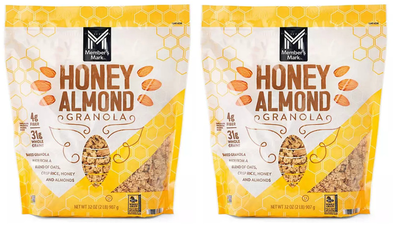 2 pack Member’s Mark Honey Almond Granola, 32 oz. FREE shipping