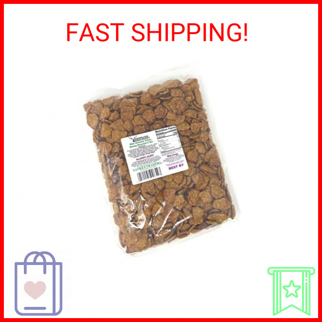 YANKEETRADERS Mini Sesame Chips, Honey Roasted, 2 Pounds, brown
