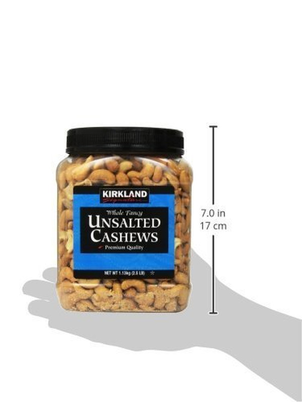 Kirkland Signature Unsalted Cashews, 2.5 Lb, 2 Pack gallery