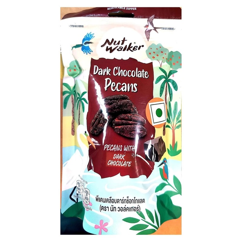 NUT WALKER Dark Chocolate Coated Pecans 120g gallery