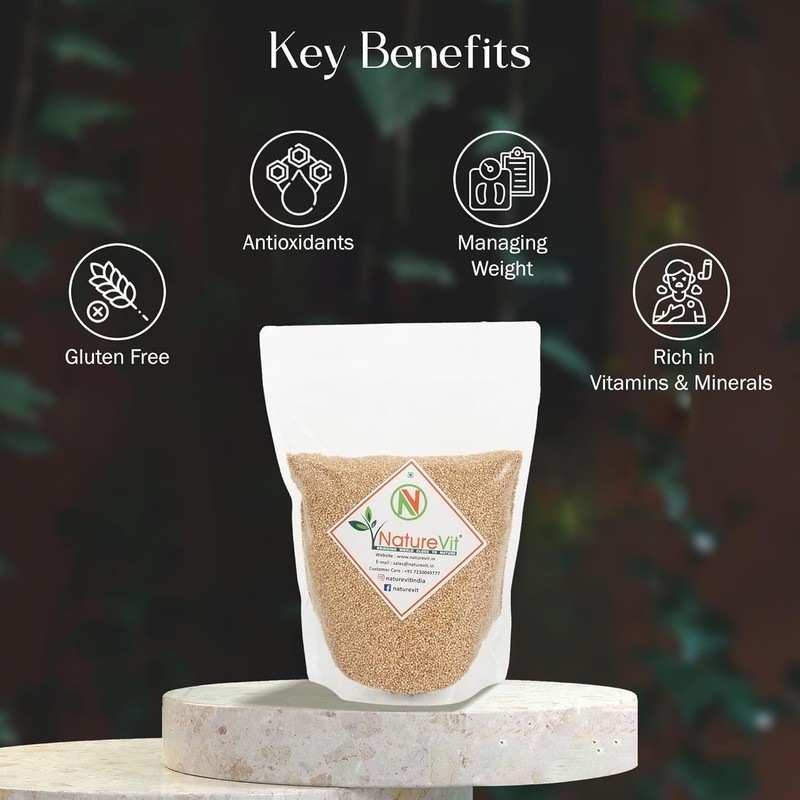 Nature Vit Organic Quinoa Seeds 1kg gallery