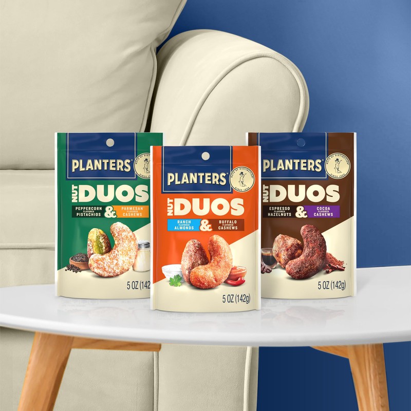 PLANTERS Nut Duos Cocoa Cashews Espresso Hazelnuts 5 oz Snack Mix gallery