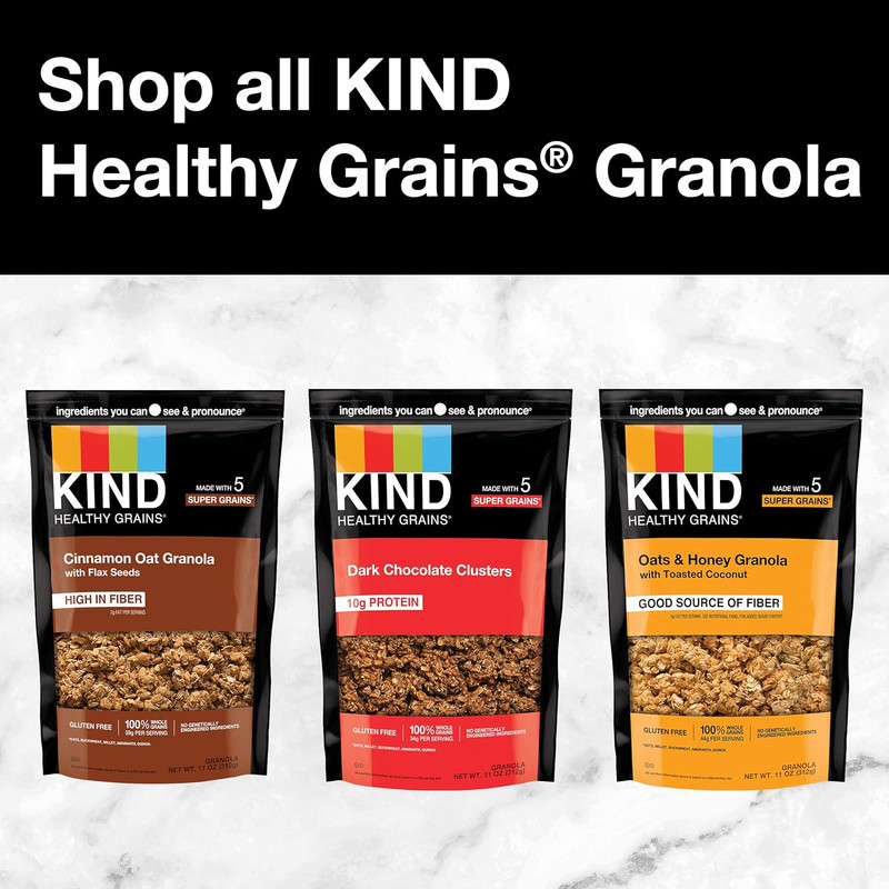 Healthy Grains, Vanilla Blueberry Granola with Flax Seeds, Healthy Snacks, Glute gallery
