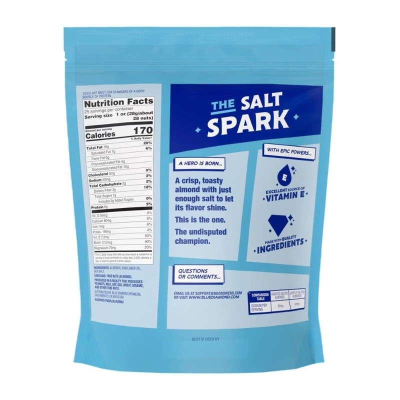 Blue Diamond Lightly Salted Almonds - 25oz gallery