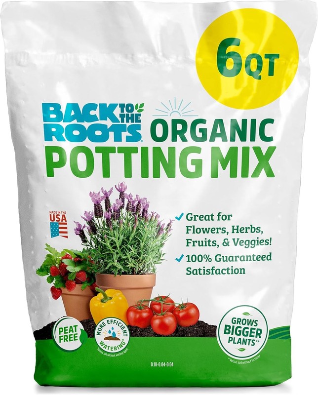 100% Organic Potting Mix Value 12 Quart Premium Blend Made in the USA gallery