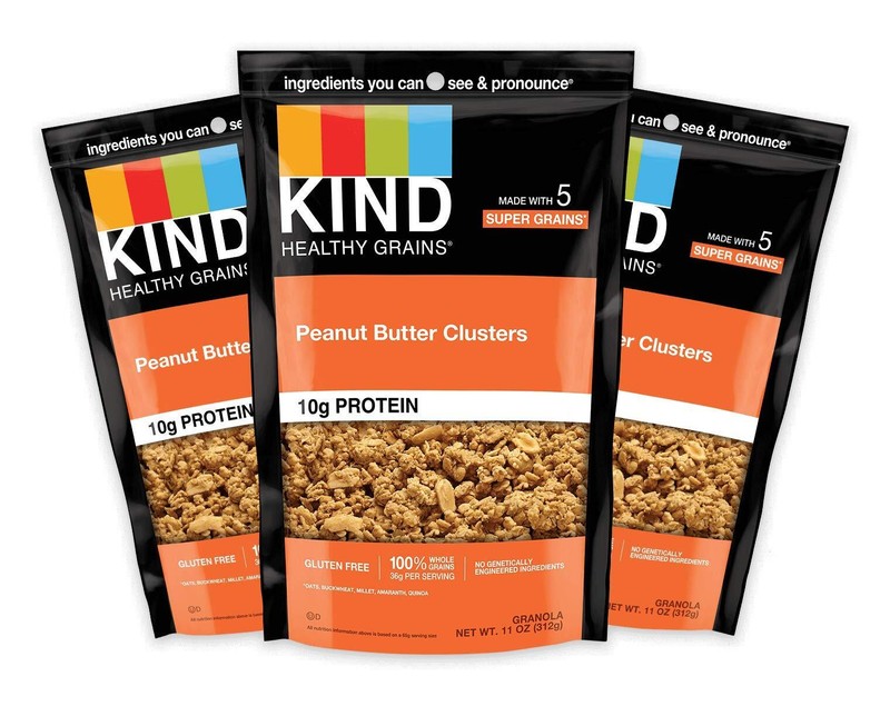 KIND Healthy Grains Peanut Butter Granola Clusters 11oz Pack of 3 Gluten Free...