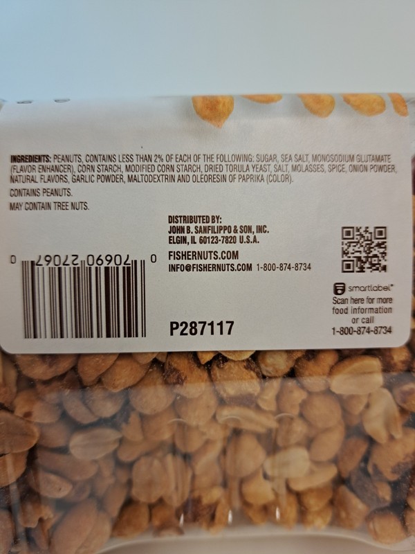 Fisher Snack Sea Salt Dry Roasted Peanuts, 36 Ounces, No Artificial Colors gallery