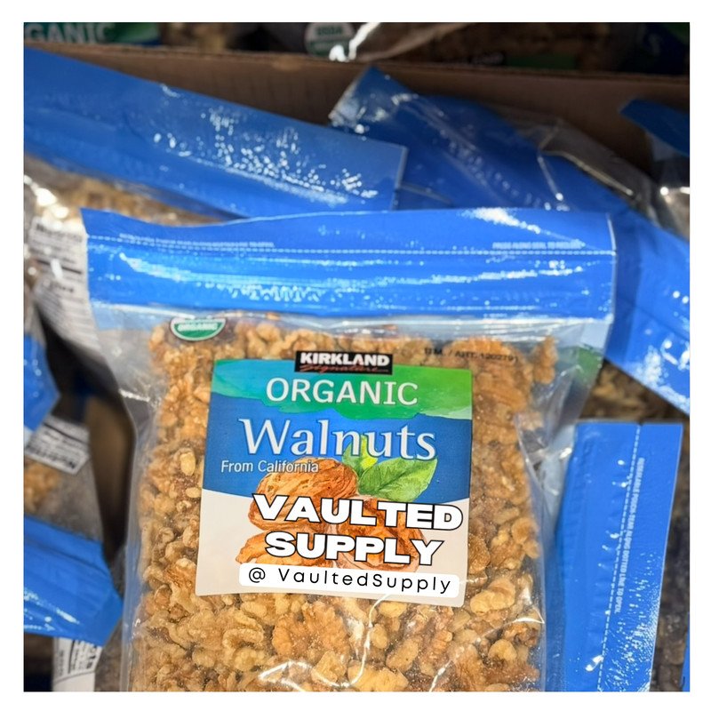 Kirkland Organic Walnuts 2 Pack 1.7lb Each Costco Size Walnut Halves Bulk gallery