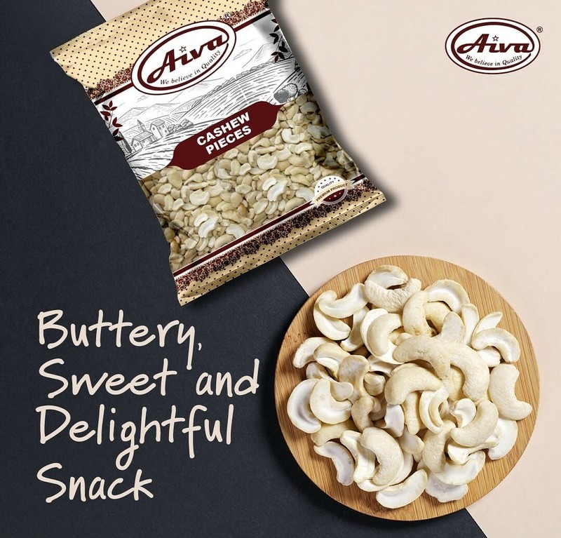 AIVA - CASHEWS PIECES RAW Premium Quality Grade 3 LB gallery