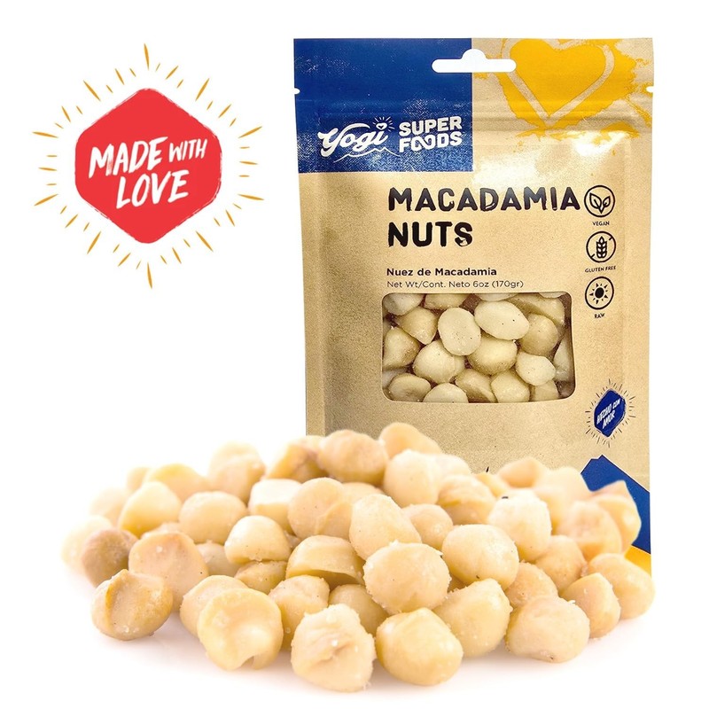 Organic Raw Macadamia Nuts 6oz - High Healthy Fats, Perfect for Snack & Recipe gallery