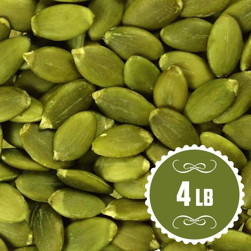Raw Pumpkin Seeds to Eat- 4 Lbs Bulk Pack Unsalted Pumpkin Seeds Healthy Snack O gallery