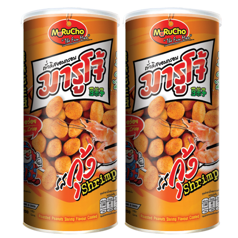 200g  Roasted Peanuts Shrimp Flavor Snacks Marucho
