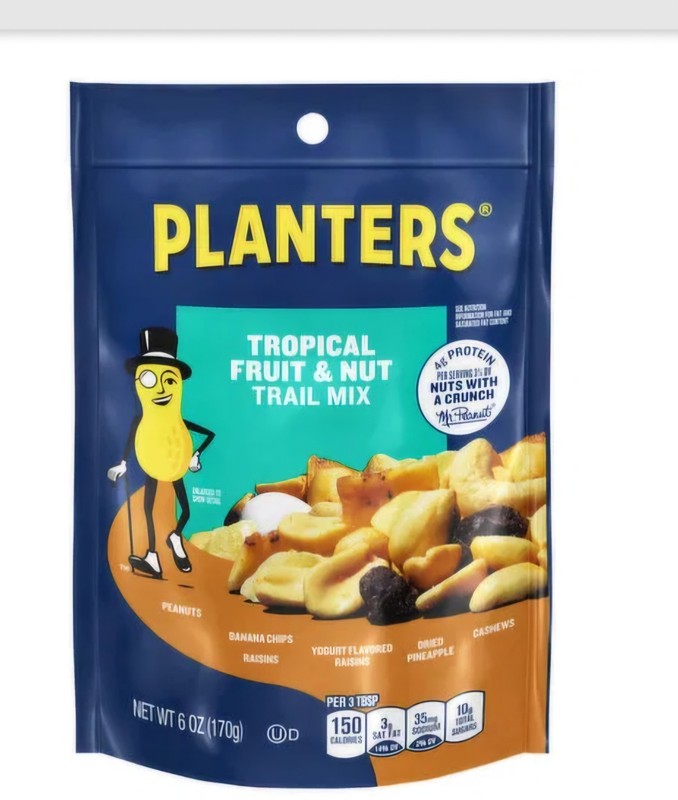 Planters Tropical Frut & nut Trail Mix 6oz gallery