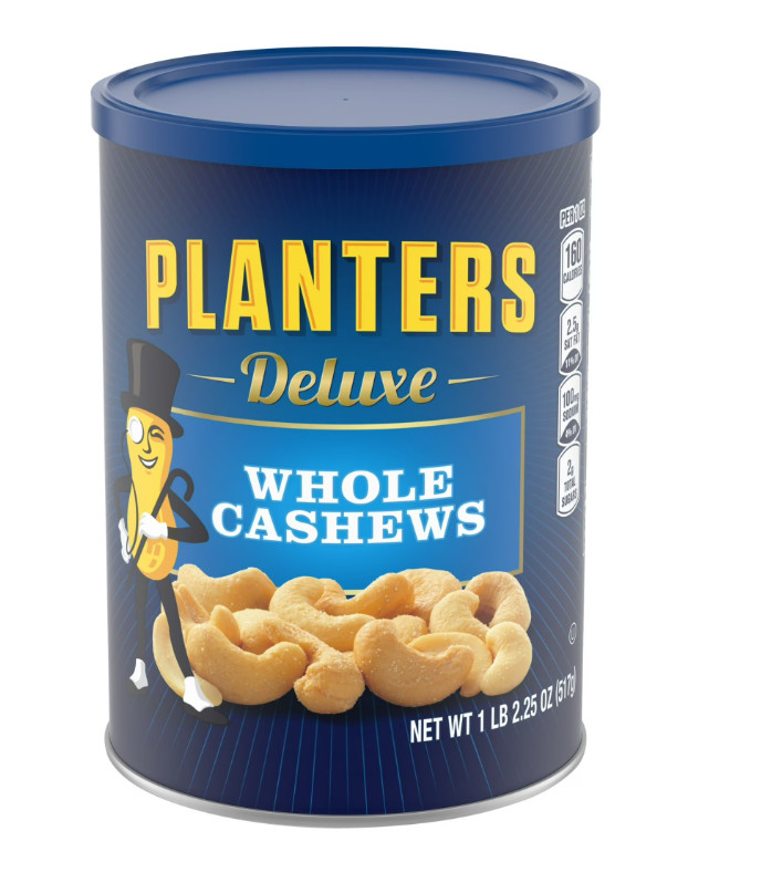 PLANTERS Deluxe Salted Whole Cashews, Party Snacks, Protein 18.25oz (2 PACK) gallery
