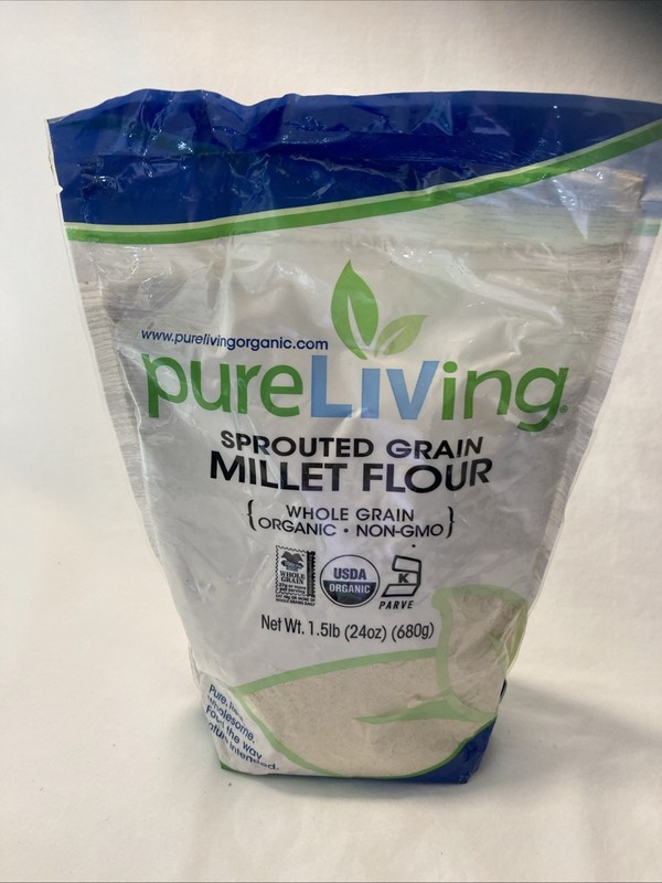 Pure Living Sprouted Grain Millet Flour Exp 11/20/25