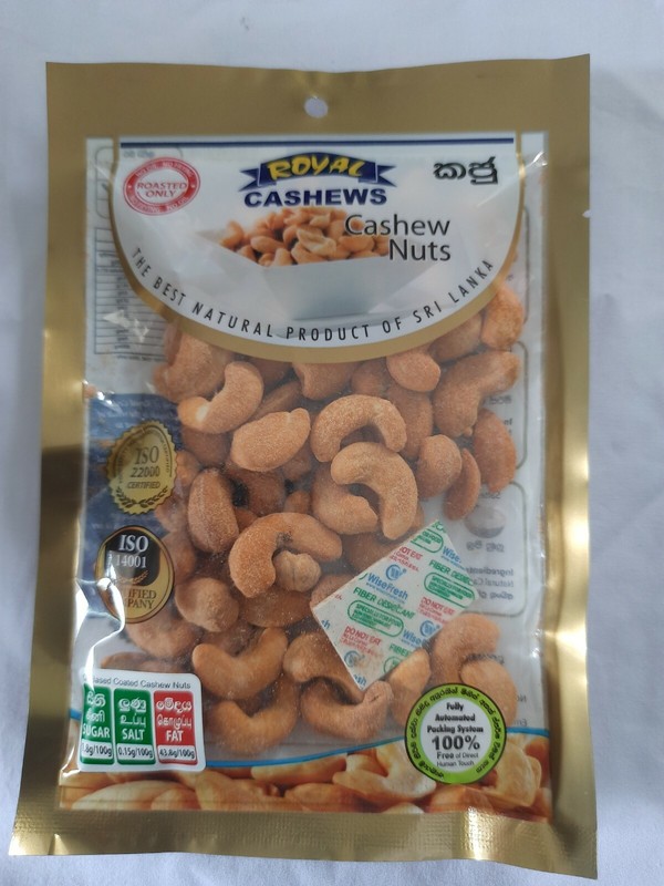 Roasted Cashew Nuts whole Fresh taste premium quality natural pure 100g Ceylon gallery