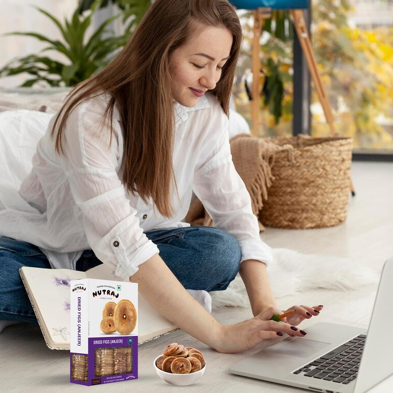 Nutraj Afghani Anjeer Dried 250g Pack | Figs | Dry Fruits | Nuts | Grocery Items gallery