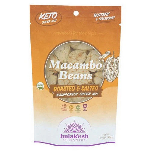 Macambo Beans Roasted And Salted 1.75 Oz (Case Of 8) By Imlakesh Organics