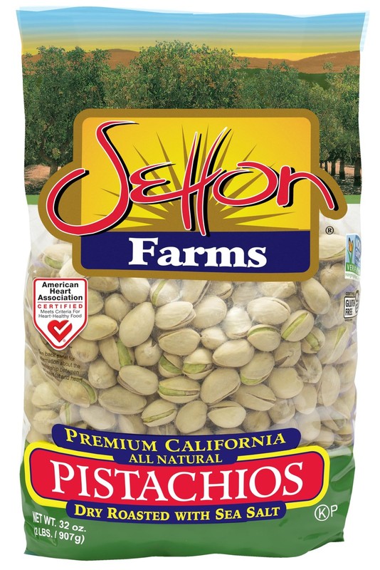 Setton Farms Roasted and Salted California Pistachios 2lb Bag Certified NonGMO G
