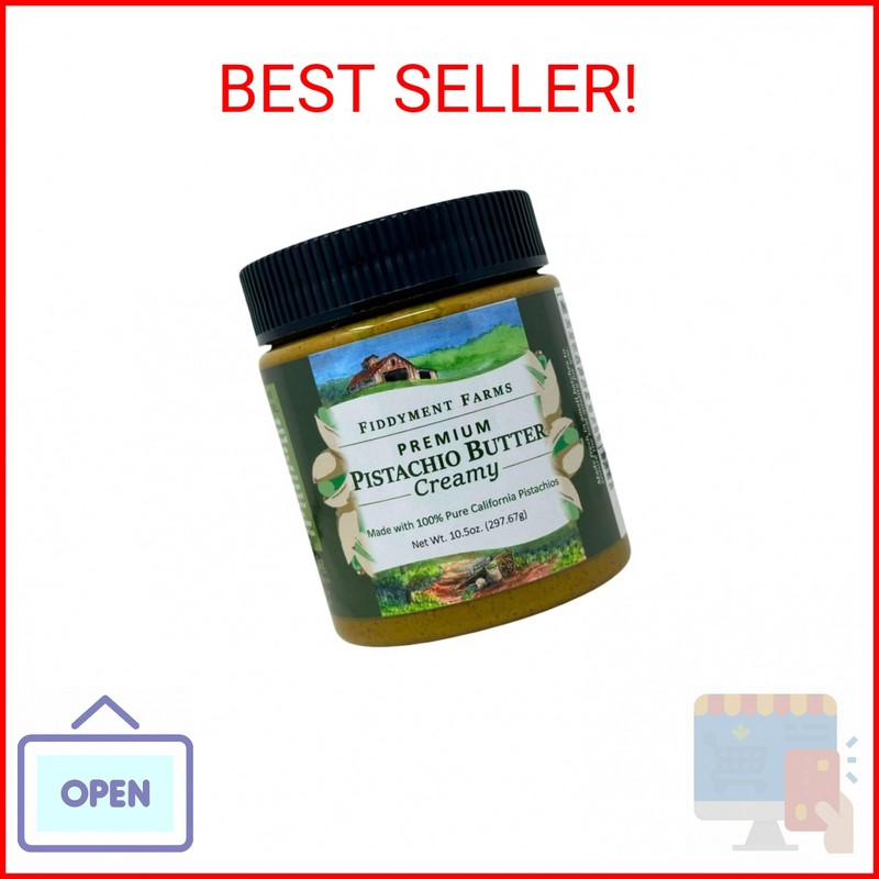 Fiddyment Farms Premium Pistachio Butter - Creamy