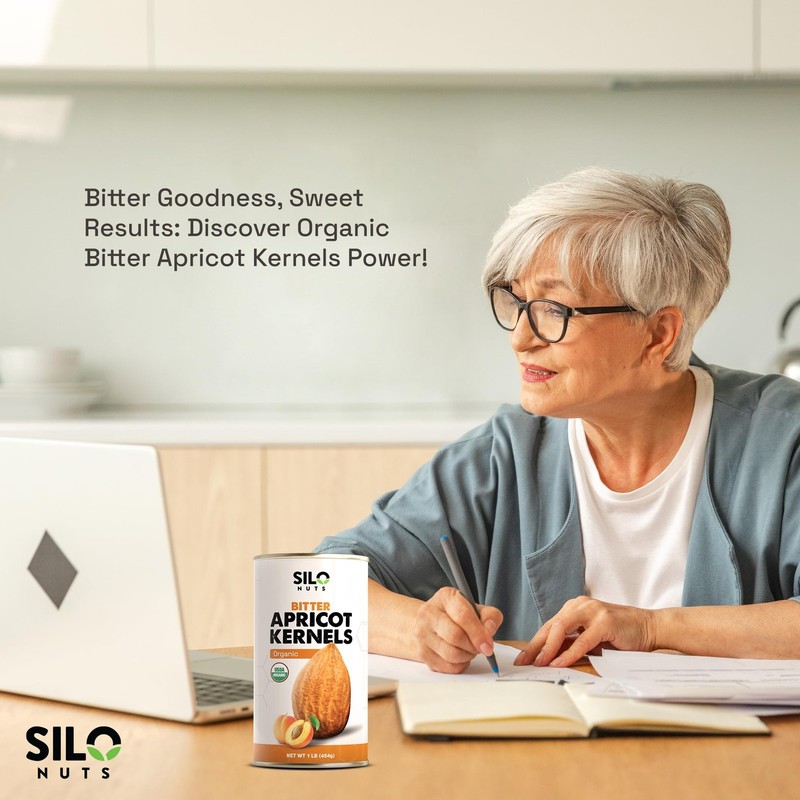 Organic Bitter Apricot Kernels - 16 oz USDA Certified Organic Bitter Apricot See gallery
