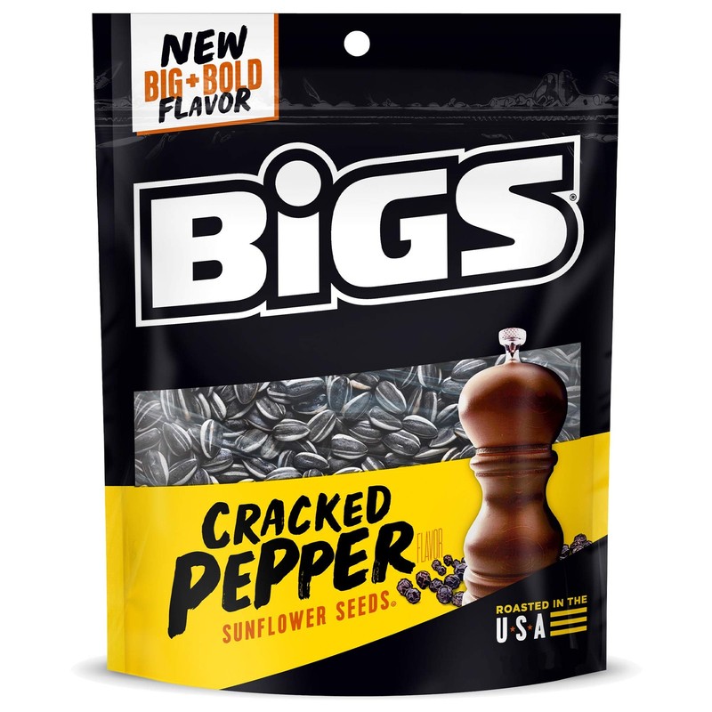 Sunflower Seeds Cracked Pepper Flavor 5.35 oz Pack of 12