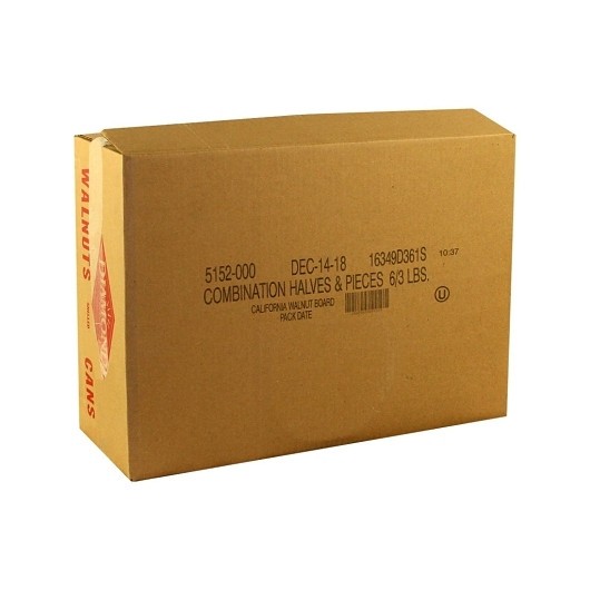 Diamond Walnut Hlvs/Pcs, 3 Pounds, 6 Per Case gallery