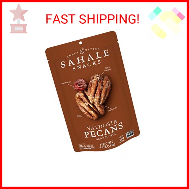 Sahale Snacks Valdosta Pecans Glazed Mix, 4 Ounces
