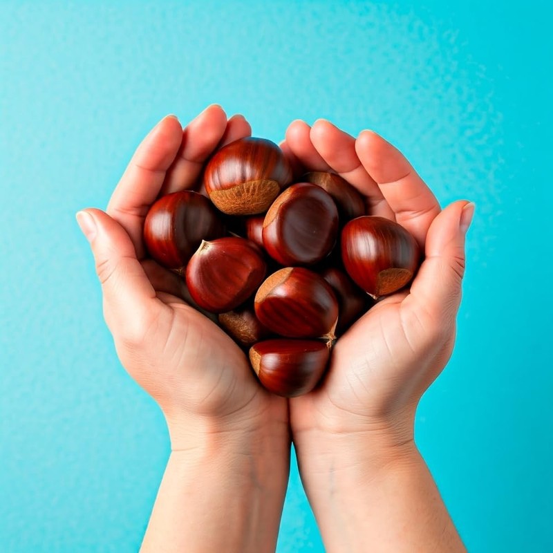 La Forestière Whole Roasted Chestnuts, Ready-to-Eat Snack, Pack of 2 (7.4 oz) gallery