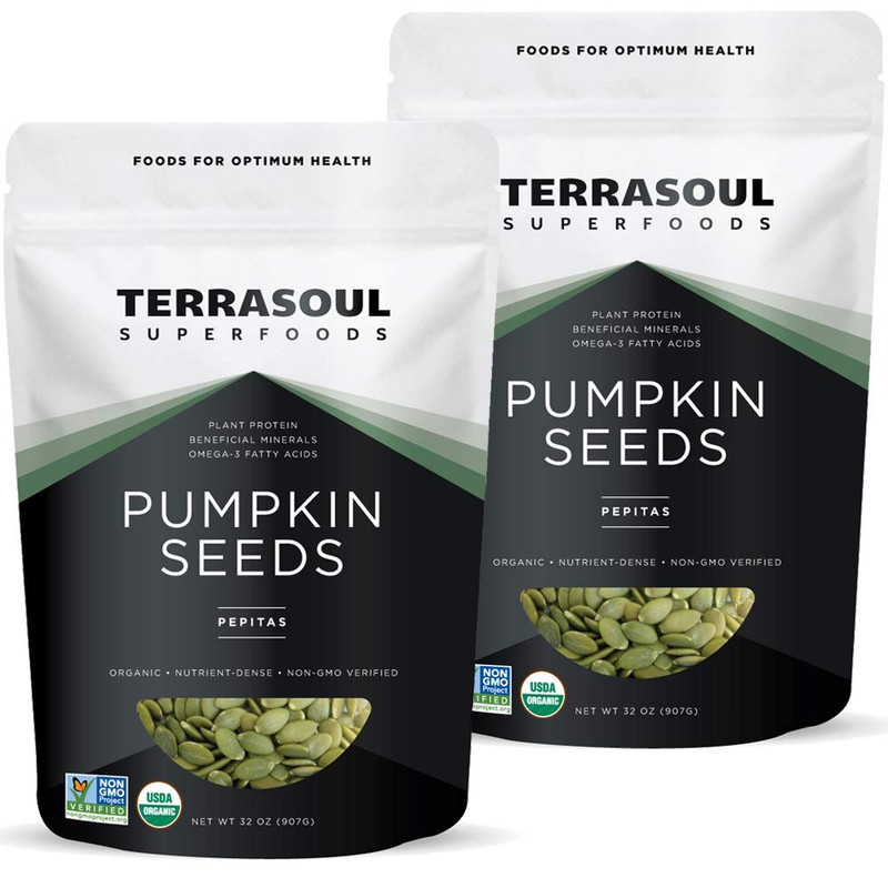 Terrasoul Superfoods Organic Pumpkin Seeds, 4 Lbs - Premium Quality, Fresh, Raw,