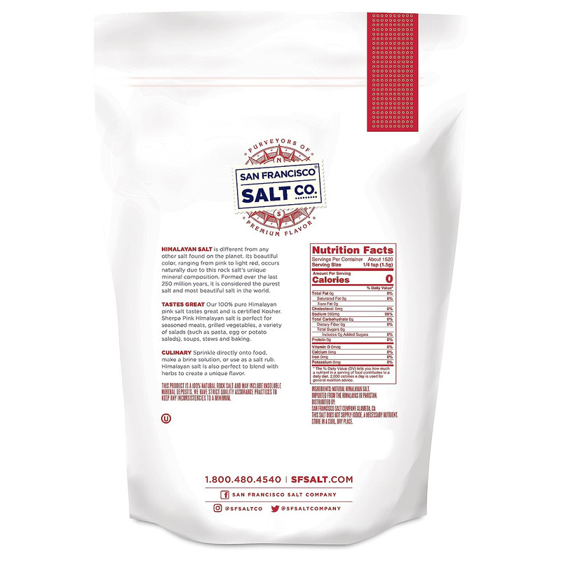 Sal Del Himalaya Bolsa De 5 Lb Grano Grueso gallery