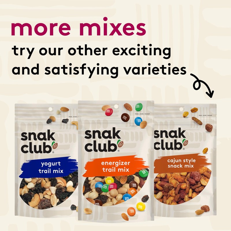 Snak Club Sweet and Salty Trail Mix with Peanuts, Kosher, 24 oz Resealable Bag gallery