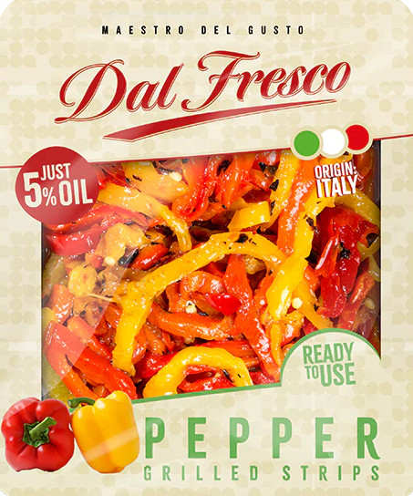 SLICED GRILLED PEPPERS TRAY DAL FRESCO – VIANDER 250g
