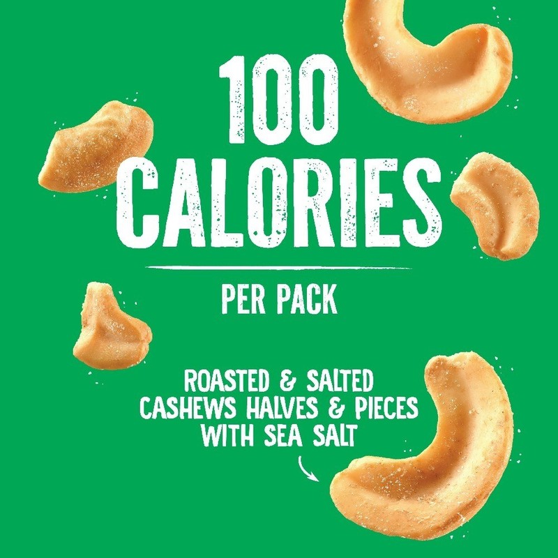 Nuts, Cashews Roasted and Salted 100 Calorie Packs, 0.62 Oz, 10 Ct gallery