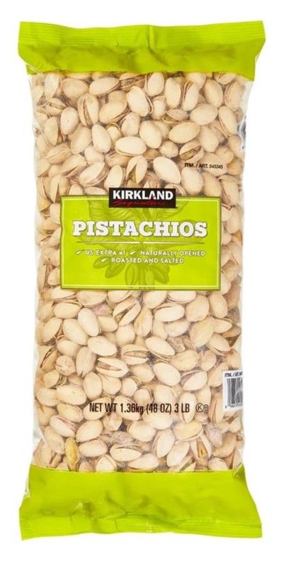 Kirkland Signature In-Shell Pistachios, Salted, 3 lbs EXP 01/2027