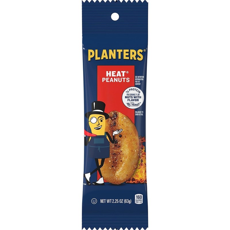 Spicy Hot Peanuts, 2.25 oz, 15-Pack - Crunchy Snack Packs gallery