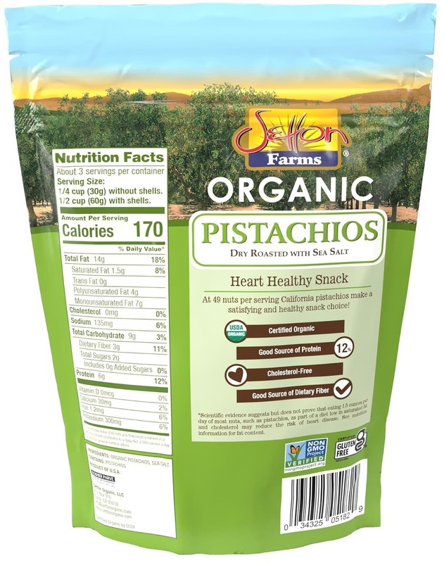 Setton Farms 7 Oz Resealable Organic Pistachios - Deliciously Nutritious Snack gallery