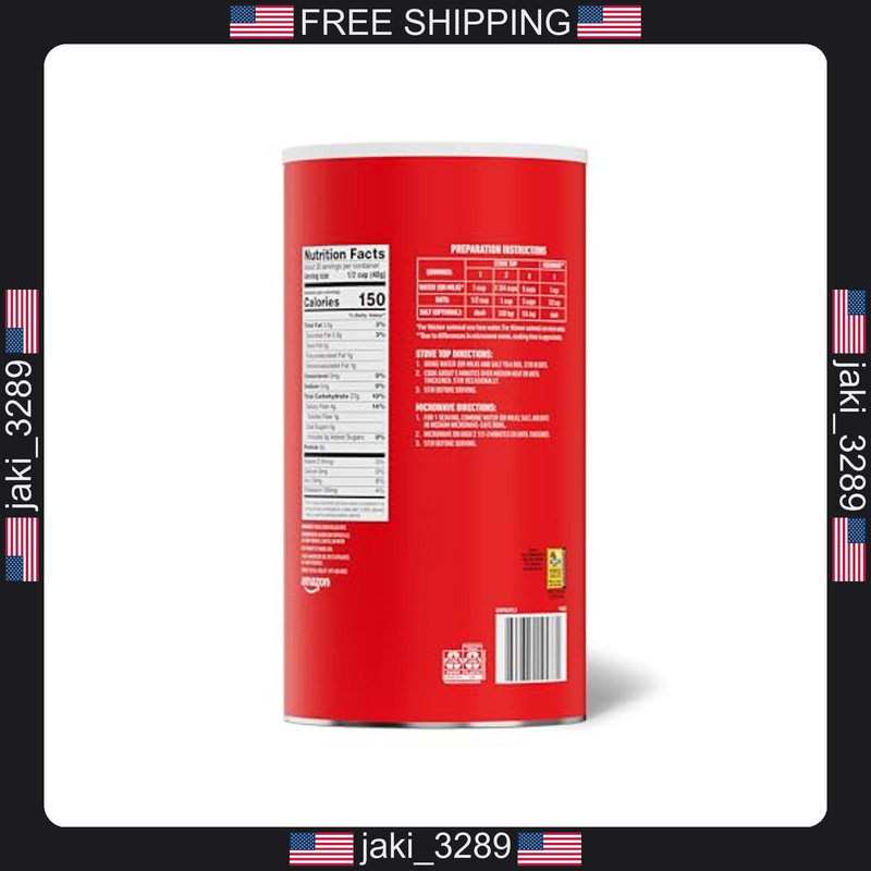 Amazon Saver, Whole Grain Old Fashioned Oats, 2.6 Lb gallery