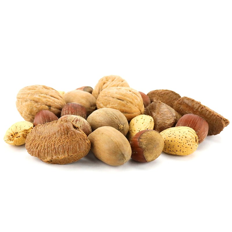 Premium Mixed Nuts in Shell, 2 Pound Bag, California Jumbo Chandler Walnuts, ... gallery