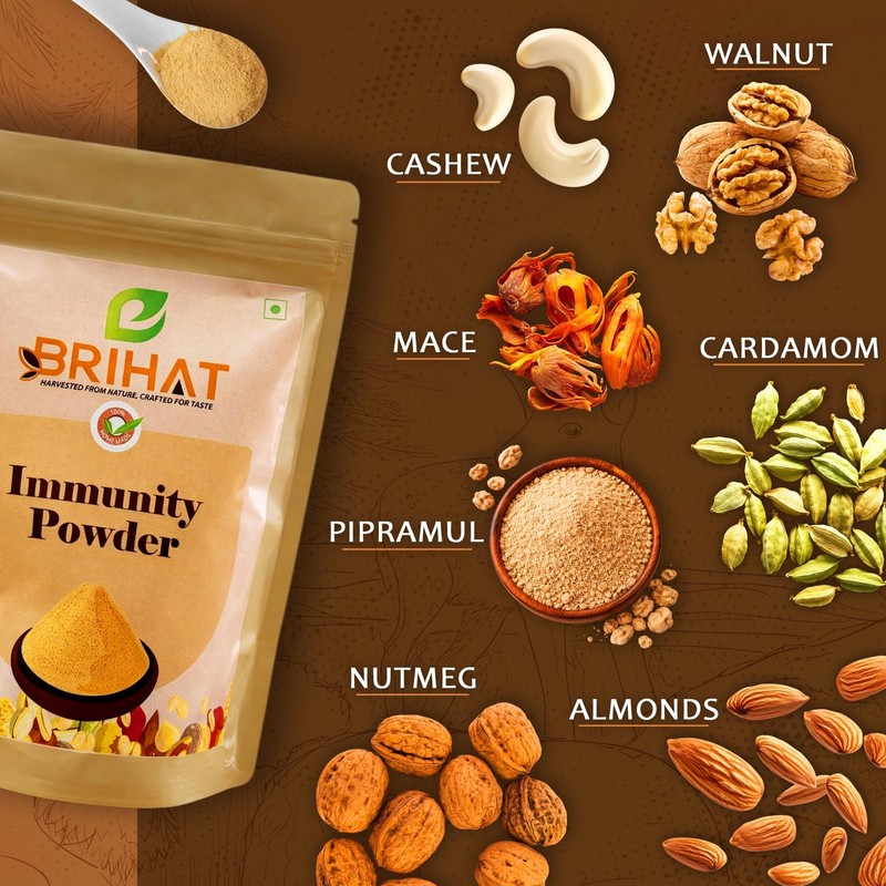 Immunity nutsmix powder 250 gm Mixture of dryfruits and spices gallery