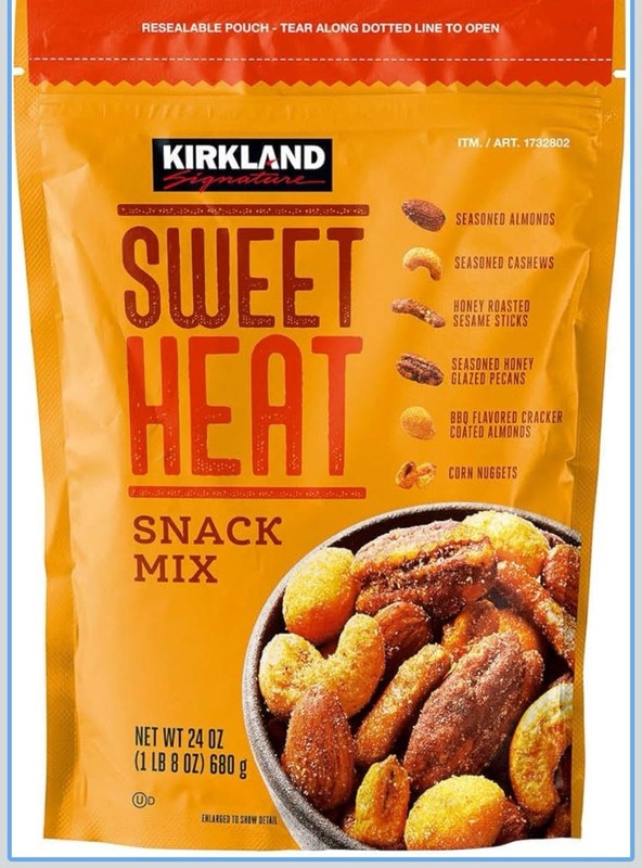 Kirkland Signature Sweet Heat Snack Mix, 24 oz (1 Lb 8 oz) 680g.