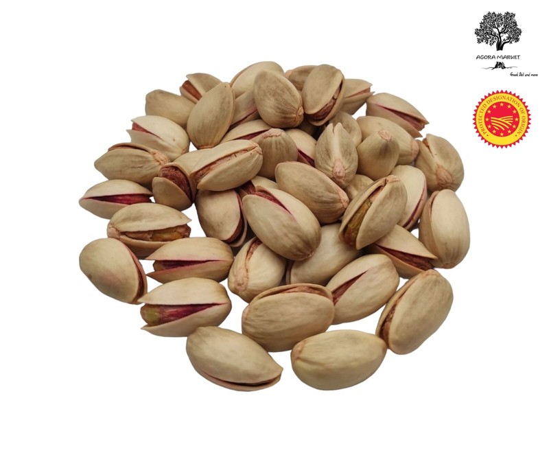 Greek Aegina Pistachio Nuts Unsalted & Roasted in Shell 220g | PDO Product
