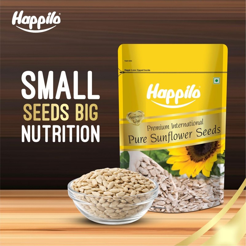 Happilo Raw Sunflower Seeds 250g | Healthy Protein Snack for Diet & Eating gallery