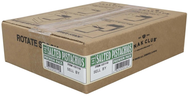 Snak Club Salted Pistachios, 2.25 Ounce, 6 per case gallery
