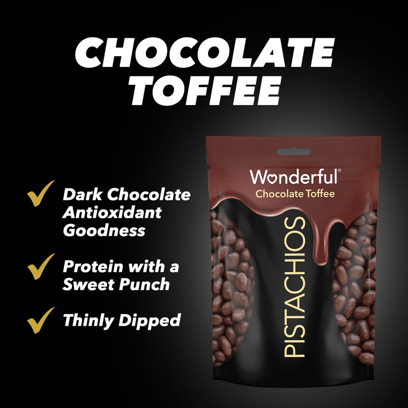 Wonderful Pistachios Chocolate Toffee, 4 Ounce Resealable Bag-free shipping gallery