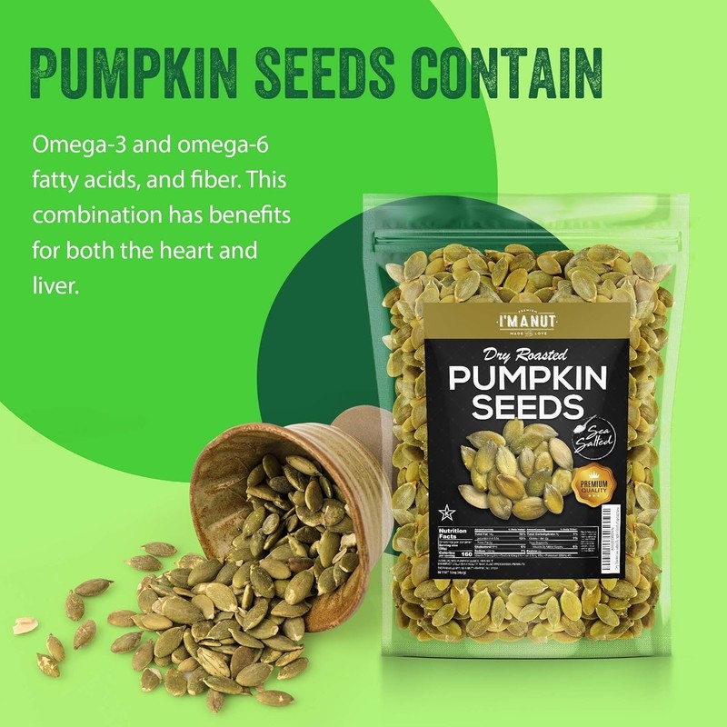 Oven Toasted Pumpkin Seeds with Sea Salt Papitas 16 oz 1 lb Batch Tested Glut... gallery